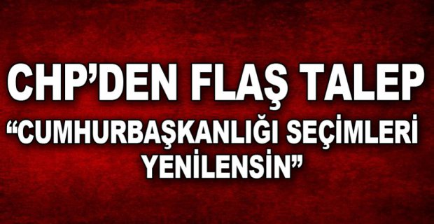 CHP'DEN ÇARPICI BİLDİRİ