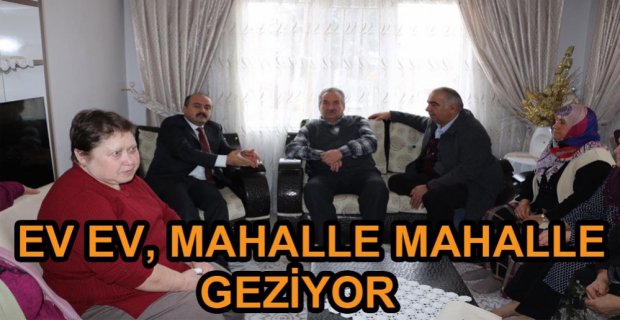 FATİH METİN EV EV GEZİYOR