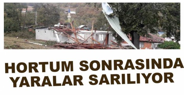 HORTUMUN YARALARI SARILIYOR