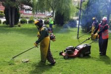 ÇALIŞKAN KADINLAR KENTİ GÜZELLEŞTİRİYOR