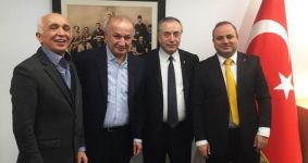 ÇARIKÇI, KOÇ VE CENGİZ'İ ZİYARET ETTİ