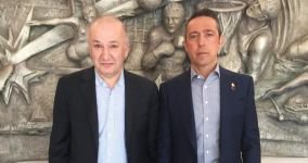 ÇARIKÇI, KOÇ VE CENGİZ'İ ZİYARET ETTİ