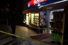 CEZAYI DUYDU, POMPALIYLA MARKETİ BASTI