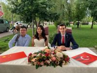 ÇİN'DEN BOLU'YA GELİN GELDİ