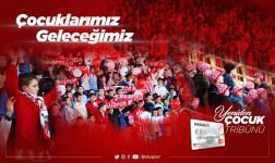 ÇOCUK TRİBÜNÜNE YOĞUN İLGİ
