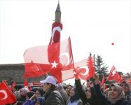 ERDOĞAN'IN MİTİNGİNDEN RENKLİ GÖRÜNTÜLER