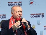 ERDOĞAN'IN MİTİNGİNDEN RENKLİ GÖRÜNTÜLER