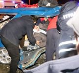 FECİ KAZADA 9 KİŞİ YARALANDI