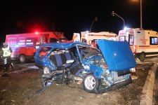 FECİ KAZADA 9 KİŞİ YARALANDI