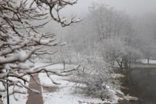 GÖLCÜK BEYAZA BÜRÜNDÜ