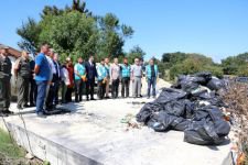 HÜKÜMLÜLER ÇEVRE TEMİZLİĞİ YAPTI