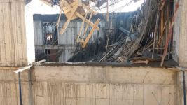 İNŞAATTA GÖÇÜK, 1 İŞÇİ YARALANDI