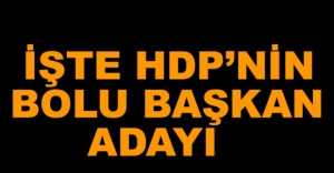 İŞTE HDP'NİN BOLU ADAYI....