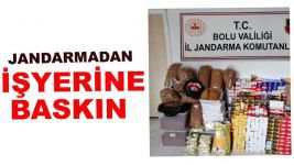 JANDARMADAN İŞYERİNE BASIN