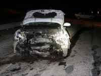 OTOMOBİL 2 KİŞİYE MEZAR OLDU