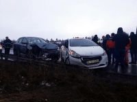 TEM'DE TRAFİK KAZASI 7 YARALI