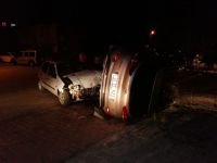 TEPECİK'TE KAZA, 5 YARALI