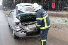 TRAFİK KAZASINDA 5 KİŞİ YARALANDI