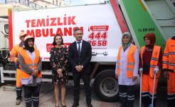 TÜRKİYE'DE BİR İLK 'TEMİZLİK AMBULANSI'