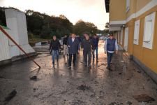 VALİ ÜMİT FACİADAN DÖNÜLEN POLİS EVİNDE...