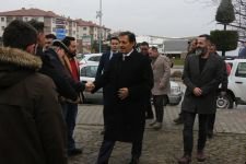 VALİ ÜMİT GAZETECİLERİ ZİYARET ETTİ