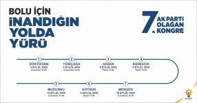 AK PARTİ İLÇE KONGRELERİNİN TAKVİMİ BELLİ OLDU