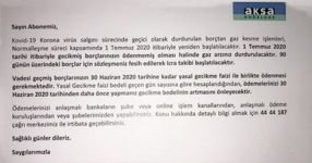 AKSA ABONELERİNE FATURALARINI GÖNDERDİ