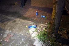 BABASININ ARACINI YAKMAYA KALKTI