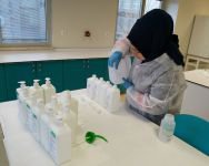 BAİBÜ DEZENFEKTAN ÜRETTİ