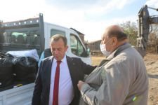 BAŞKAN ÖZCAN YARALARI SARIYOR