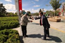 BAŞKAN VATANDAŞLARIN BAYRAMINI KUTLADI