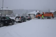 BOLU DAĞI'NDA YOĞUN KAR YAĞIŞI