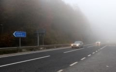 BOLU DAĞI'NDA YOĞUN SİS