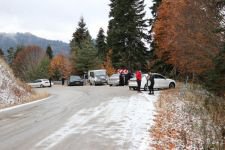 BOLU'DA KAR YOLLARI KAPATTI