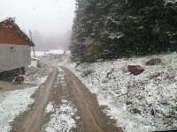 BOLU'DA LAPA LAPA KAR YAĞDI