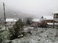 BOLU'DA LAPA LAPA KAR YAĞDI