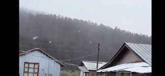 BOLU'DA LAPA LAPA KAR YAĞDI