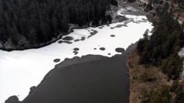 BOLU'DA O GÖL BUZ TUTTU !