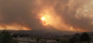 BÜYÜK ORMAN YANGINI, BİR İLÇE AYAKTA