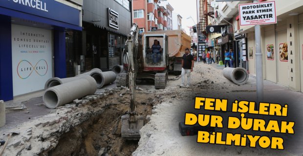 ALTYAPI ÇALIŞMALARI DEVAM EDİYOR