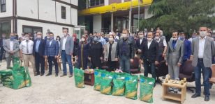 ÇİFTÇİLERE DESTEK DEVAM EDİYOR..