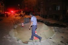 DOĞALGAZ BORUSU PATLADI