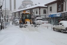 GEREDE’DE YOĞUN KAR MESAİSİ