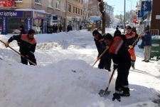 GEREDE’DE YOĞUN KAR MESAİSİ