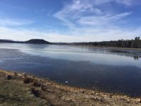 GÖLETİN YÜZEYİ BUZ TUTTU