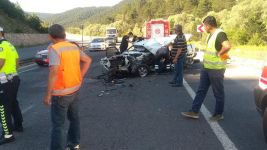 HURDAYA DÖNEN ARAÇTA CAN VERDİ