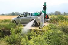 İLAÇLAMA ÇALIŞMALARI DEVAM EDİYOR