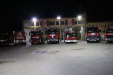 İTFAİYE'DEN SAĞLIK PERSONELLERİNE DESTEK