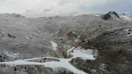 KARTALKAYA BEYAZA BÜRÜNDÜ