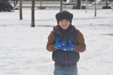 KENT MERKEZİ  BEMBEYAZ OLDU